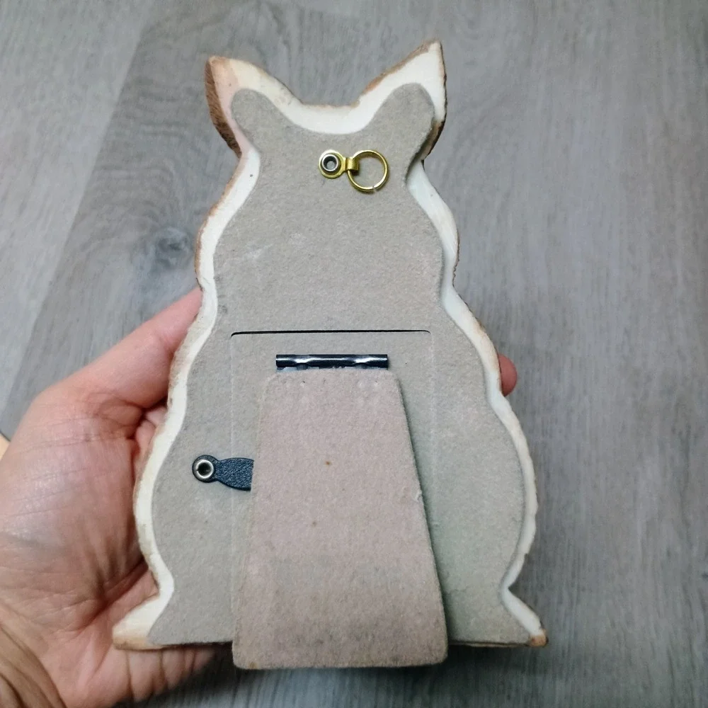 Small Brown Bunny Rabbit Frame Heavy Easter